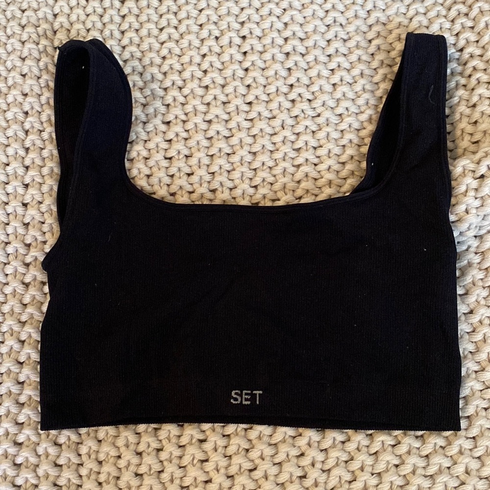 Set Active SCULPTFLEX® BOX CUT BRA - ONYX (size XL)